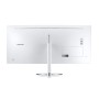 Samsung C34J791WTP 86,4 cm (34") 3440 x 1440 Pixel UltraWide Quad HD QLED Argento, Bianco (LC34J791WTPXEN)