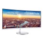 Samsung C34J791WTP 86,4 cm (34") 3440 x 1440 Pixel UltraWide Quad HD QLED Argento, Bianco (LC34J791WTPXEN)