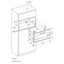 Gaggenau BSP220111 Forno a vapore con cerniere a destra da incasso finitura acciaio da 60 cm