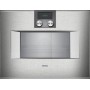 Gaggenau BS471112 Forno combinato a vapore con comandi in alto e cerniere a sinistra da incasso finitura inox da 60 cm