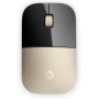 HP Z3700 Gold Wireless mouse Ambidestro RF Wireless Ottico 1200 DPI (X7Q43AA#ABB)