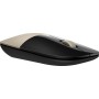 HP Z3700 Gold Wireless mouse Ambidestro RF Wireless Ottico 1200 DPI (X7Q43AA#ABB)