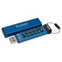 Kingston Technology IronKey Keypad 200 unità flash USB 128 GB USB tipo A 3.2 Gen 1 (3.1 Gen 1) Blu (IKKP200/128GB)