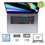 MBP 16 T.BAR(2019)I9-9980HK/32/1TB/SG/2Y - B (007824PCR-EU)