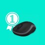 Logitech Wireless M185 mouse RF Wireless Ottico (910-002238)