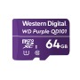 Western Digital WD Purple SC QD101 memoria flash 64 GB MicroSDXC Classe 10 (WDD064G1P0C)