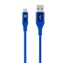 Celly USBMICROCOL3MBL cavo USB 3 m USB A Micro-USB B Blu (USBMICROCOL3MBL)