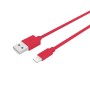 Celly PCUSBLIGHTRD cavo Lightning 1 m Rosso (PCUSBLIGHTRD)