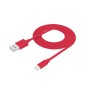 Celly PCUSBLIGHTRD cavo Lightning 1 m Rosso (PCUSBLIGHTRD)