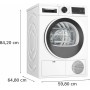 Bosch Serie 6 WQG24108IT Asciugatrice a pompa di calore 9 kg Classe A++