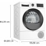 Bosch Serie 6 WQG233C0IT Asciugatrice a pompa di calore 8 kg Classe A+++