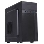 ITEK CASE THEON - MID TOWER, MATX, PSU 500W,  2XUSB3, FULL BLACK (ITOCMPTO)