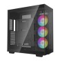 DEEPCOOL CASE MID TOWER CH780 BLK 1x420 ARGB FAN VETRI PANORAMICI (R-CH780-BKADE41-G-1)