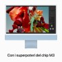 Apple iMac con Retina 24'' Display 4.5K M3 chip con 8‑core CPU e 10‑core GPU, 256GB SSD - Blu (MQRQ3T/A)