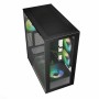 SHARKOON CASE REBEL C60 RGB BLACK ATX 2x U3, 1x Type-C,TRRS, 2x Tempered Glass, 4x 120 ARGB PWM, ARG (Rebel C60 Black RGB)