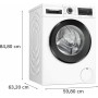 Bosch Serie 8 WGG142Z0IT lavatrice Caricamento frontale 9 kg 1200 Giri/min Bianco