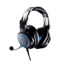 Audio-Technica ATH-G1 cuffia e auricolare Padiglione auricolare Connettore 3.5 mm Nero, Blu (ATH-G1)