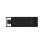 Kingston Technology DataTraveler 70 unità flash USB 64 GB USB tipo-C 3.2 Gen 1 (3.1 Gen 1) Nero (DT70/64GB)