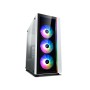 DeepCool MATREXX 55 V3 ADD-RGB WH 3F Midi Tower Nero, Bianco (DP-ATX-MATREXX55V3-AR-WH-3F)