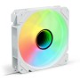 SHARKOON VENTOLA SHARK MIRROR PWM RGB 120x120x25MM WHITE (SHARKMIRWH)