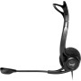 Logitech 960 USB Computer Headset Auricolare Cablato A Padiglione Musica e Chiamate Nero (981-000100)