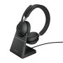 Jabra Evolve2 65, UC Stereo Cuffia Padiglione auricolare USB tipo A Bluetooth Nero (26599-989-989)