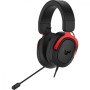 ASUS TUF Gaming H3 Cuffia Padiglione auricolare Connettore 3.5 mm Nero, Rosso (90YH02AR-B1UA00)